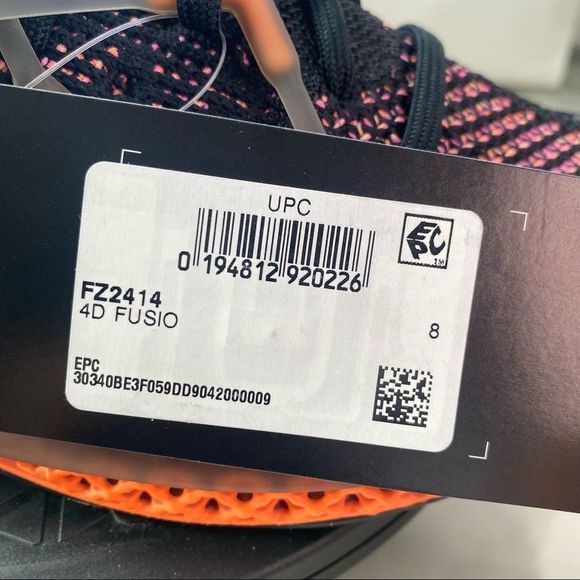 🆕 Adidas 4D Fusio 'Black Orange Pink'  - Mens Sizes - Picture 12 of 15